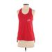 Nike Active Tank Top: Red Activewear - Women's Size Small