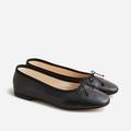 J. Crew Shoes | J.Crew Zoe Ballet Flats In Leather, Size 8, Ay953 | Color: Black | Size: 8