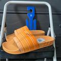 Adidas Shoes | Adidas Originals Adilette Casual Sports Slippers Orange Yellow Men Sz 12 Hp4314 | Color: Orange/Yellow | Size: 12