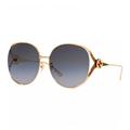 Gucci Accessories | Authentic Gucci Sunglasses, 63mm, Gold/Gray Gradient | Color: Gray | Size: Os