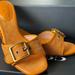 Coach Shoes | Brand New Coach Margot Orange Mule Sandals 6 | Color: Orange | Size: 6