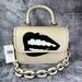 Coach Bags | Coach X Tom Wesselmann Lips Rogue Top Handle ~ Nwt | Color: Tan | Size: Os