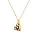 Kate Spade Jewelry | Kate Spade Teacup Mini Pendant Necklace Nwt | Color: Black/Gold | Size: Os