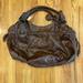 Jessica Simpson Bags | 5 For $25 Or 3 For $18 Jessica Simpson Brown Gator Print Shoulder Bag | Color: Brown | Size: Os