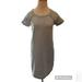 Athleta Dresses | Athleta Short Sleeve Sweatshirt Dress Nwot | Color: Gray | Size: S