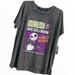 Disney Intimates & Sleepwear | Disney The Nightmare Before Christmas Jack Skellington T-Shirt Sleepwear Nwt | Color: Gray/Purple | Size: M