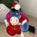 Disney Toys | Disney Store Christmas Santa Gifts Rare/Retired 2000 Santa Eeyore Beanie, +Tag | Color: Red | Size: Osbb