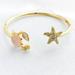 Kate Spade Jewelry | Kate Spade Sea Star Crab & Starfish Flex Cuff Bracelet Nwt New | Color: Gold | Size: Os