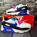 Nike Shoes | Nike Air Max 90 Toggle Se Kids 11.5c Casual Shoes Dv1858 100 | Color: Blue/White | Size: 11.5c