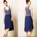 Anthropologie Dresses | Anthropologie Left Of Center Tulipan Tank Dress | Color: Blue | Size: M