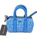 Michael Kors Bags | Brand New Limited Edition Michael Kors Micro Duffle Pouch Bag Charm/Key Chain | Color: Blue/Silver | Size: Os