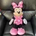 Disney Toys | Disney Plush Minnie Mouse | Color: Black/Pink | Size: One Size