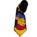 Disney Accessories | Disney Winnie The Pooh Black Print 100% Silk Neck Tie Novelty | Color: Red | Size: Os