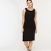 J. Crew Dresses | J.Crew Women's Sheath Textured Dress Black Size Us 4 Nwt Business | Color: Black/White | Size: 4