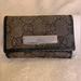 Gucci Bags | Authentic Gucci Black Trifold Key Holder Wallet | Color: Black/Gray | Size: Os