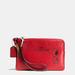 Coach Bags | Coach X Peanuts Snoopy Corner Zip Wristlet In Calf Leather Valentine's Day Gift | Color: Black/Red | Size: Os