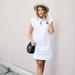 J. Crew Dresses | J. Crew White Short Sleeve Cotton Short Dress | Color: White | Size: Xs