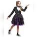 Disney Costumes | Girls Nightmare Before Christmas Jack Skellington Costume Size Large 10-12 New | Color: Black/Purple | Size: Osbb