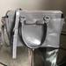 Kate Spade Bags | Large Kate Spade Patent Leather Grey Bag | Color: Gray/Silver | Size: Os