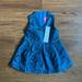 Lilly Pulitzer Dresses | *Nwt* Lilly Pulitzer Girls Mini Tanlee Dress Teal Bay Blooming Brocade Size 2t | Color: Blue | Size: 2tg