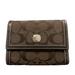 Coach Bags | Coach Signature Canvas Tri-Fold Wallet Brown | Color: Brown | Size: Os