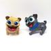 Disney Toys | Disney Jr. Puppy Dog Pals Bingo Rolly Pug Action Figure Legs Move Set Lot X2 | Color: Gray/Tan | Size: None