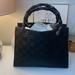 Gucci Bags | Gucci Bamboo Handle Tote Bag In Black Gg Canvas Guc With Coa | Color: Black/Silver | Size: Os
