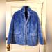 J. Crew Jackets & Coats | J Crew Faux Fur Powder Blue Coat, Size Xl | Color: Blue | Size: Xl