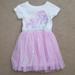 Disney Dresses | **Euc** Disney Princess Little Mermaid Tulle Dress Size Xs 4-5 | Color: Pink/Silver | Size: 4-5