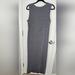 Athleta Dresses | Athleta Body-Con Layered Maxi Dress Size Large | Color: Gray | Size: L