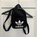 Adidas Bags | Adidas Small-Mini Black Backpack | Color: Black/White | Size: Os