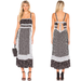 Free People Dresses | Free People Yesica Black Ditsy Floral Maxi Dress Size 6 Prairie Cottagecore | Color: Black/White | Size: 6