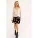 Free People Skirts | Free People Margaux Velvet Mini Skirt Size 0. B-8 | Color: Black | Size: 0