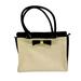 Kate Spade Bags | Kate Spade Handbag Montford Park Straw Jovie Black & Creme With Black Bow Purse | Color: Black/Tan | Size: Os