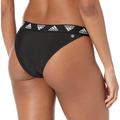 Adidas Swim | Adidas Womens Standard Bikini Bottoms Size X-Large Color Black/White | Color: Black | Size: X-Large