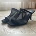 Zara Shoes | Black Mesh Zara Heels | Color: Black | Size: 39eu