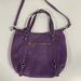 Coach Bags | Coach Purple Leather Purse/ Bag With Handles And Strap, Larger Size | Color: Purple | Size: Os