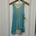 Free People Tops | Free People Intimately New Lace Top Foam Blue Xs Extra Small $58 | Color: Blue | Size: Xs