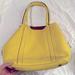 J. Crew Bags | Jcrew Bright Yellow Leather Bag | Color: Yellow | Size: Os