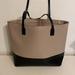 Kate Spade Bags | Kate Spade Saffiano Almond Black Leather Laurel Way Tote | Color: Black/Cream | Size: Os