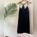 Madewell Dresses | Madewell Velvet Slip Dress | Color: Black | Size: 6