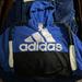 Adidas Shirts & Tops | Adidas-Youth Royal Blue/Black/White, Full Zip Hoodie Sweatshirt. Size 8 | Color: Black/Blue | Size: Youth Medium