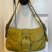 Coach Bags | Beautiful Green Coach Baguette Bag. | Color: Green/Yellow | Size: Os