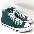 Converse Shoes | Converse Chuck Taylor High Top Green Leather Sneakers Casual Men’s Size A07876c | Color: Green/White | Size: Various