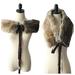 Free People Accessories | Free People Vintage Rabbit Fur Wrap Stole | Nwt Deadstock | Color: Brown/Gray | Size: Os