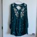 Free People Dresses | Free People Sweet Tennesse Dress Blue Combo Women’s Small | Color: Blue/Green | Size: S