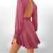 Free People Dresses | Free People It Takes Two Long Sleeve Mini Dress In Pop Combo | Color: Red | Size: S