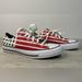 Converse Shoes | Converse Ctas Low Stars & Stripes American Flag Size Men’s 6 Women’s 8, 167838f | Color: Red/White | Size: 6