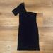 Zara Dresses | Brand New Zara Body Con Black Ribbed Dress Final Sale | Color: Black | Size: S