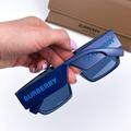 Burberry Accessories | Burberry Be4397u Micah 405880 Sunglasses Blue Dark Blue Square Unisex | Color: Blue | Size: Os